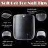 AddFavor Long Square Toe Nail Tips - 240pcs Matte Toe