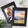 15 Pack 11x14 Black Picture Mats, Frame Mattes for 8