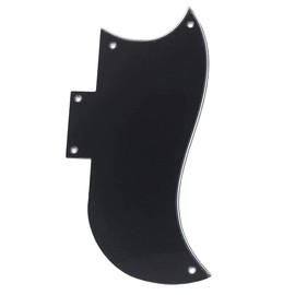 Guitar Anatomy Gibson SG Half-Face Pickguard Scratch Plate - Black