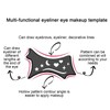 Winged Eyeliners Tool - Flexible Eyeliners Stencils - Beveled Design