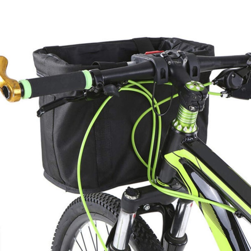 dukezhi819 Bicycle Basket Eco Bag, Bicycle Front Basket, Removable, Foldable,