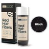 Hair Illusion Real Black Fibers 38g - Creates Fuller, Thicker