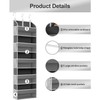 YMCLUB Over the Door Organizer, 5 Shelf Hanging Storage with