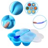 Silicone Egg Bites Mold Set of 4, Steamer Rack with