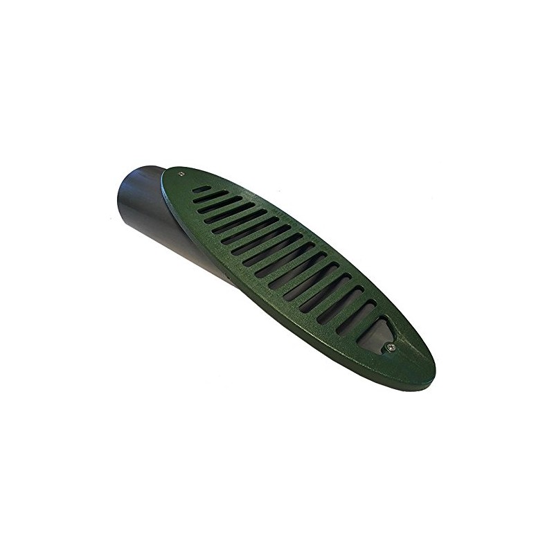 Mitered Drain 3 in. Green Angled Mitered Drainage Grate