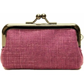 Men's Company Coin Purse, Small Coin Purse, Mini Size, Japanese Modern, Kyoto, Japanese Pattern, Made in Japan, Cotton, purple