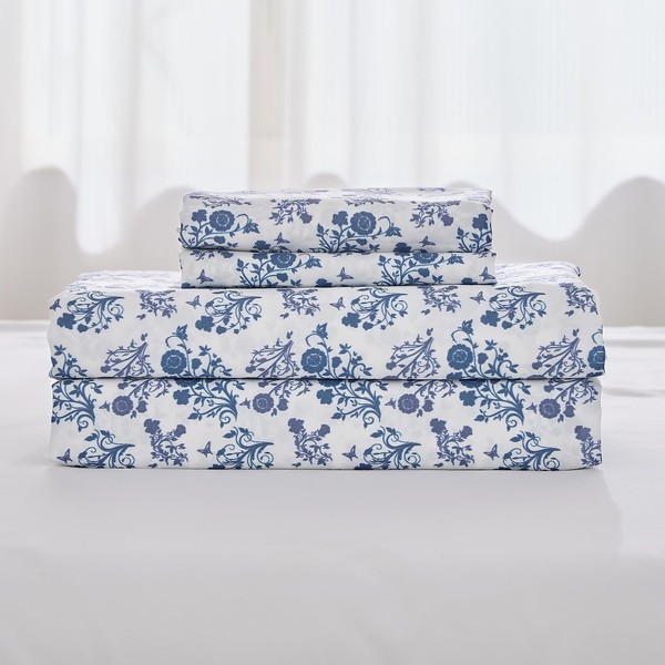 Gogreen 4PC Deep Pocket Full Sheet Set Fit 14", Breathable