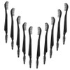 10pcs Dual- Eyebrow Brush Eyelash Comb for Precise Makeup Application Portable and Versatile Brow Tool for Women for Eyebrow Shaping and Eyelash Grooming
