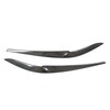 1Pair Headlight Eyelid Trim Protective Stylish Carbon Fiber Headlight Eyebrow