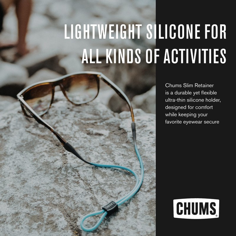 Chums Slim Retainer - Adjustable Eyewear Keeper - Thin Silicone