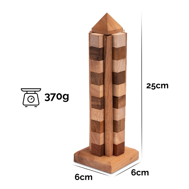 LOGOPLAY Sky Tower - Skyscraper - 3D Puzzle - Thinking