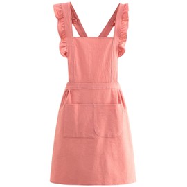 FAIRYGATE Vintage Aprons for Women Kitchen Apron Resistant Cotton Apron with adjustable Aprons for Women with Pockets Cooking Apron A1640