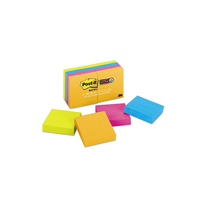 Pads in Rio de Janeiro Colors, 2 x 2, 90-Sheet,