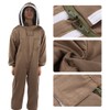 Beekeeping Protective Suit Breathable Bee Suits Smock with Zipper for