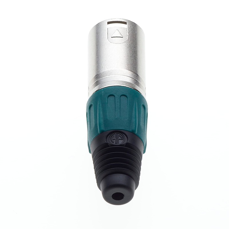 Keple 5 Pole XLR Plug, Green - Male Audio Mic