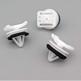 VVO Fasteners- White Plastic Front Wheel Arch Flare & Trim Moulding Clips for Mazda CX-5, (Pack of 10)