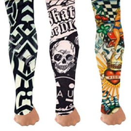 10 PCS Tattoos Cooling Arm Sleeves Cover Body Arm Stockings Tattoo Assorted C&D