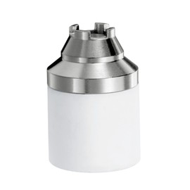 sourcing map P80 Plasma Cutting Nozzle Protective Cover, Fiberglass P80 Nozzle Tip Electrodes Protecting Cover Insulator, Plasma Cutter Machine Tool Accessories, White