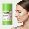 Mascarilla De Té Verde En Barra, Máscara Limpiadora Sin Poro