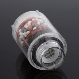 Acouto Filtro de Cabezal de Ducha Baño Hogar Purificador de Agua Suavizador Cloro Eliminador de Metales Pesados ​​Filtros Instalación de Agua Filte Filtro Duradero Suavizador Cabezal de