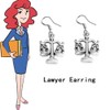 AKTAP Attorney Lawyer Earrings Gift Scales Of Justice Earrings Libra