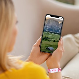 Bible Verse Bracelets With NFC,Christian Bracelet daily bible verse bracelet,Inspirational bible verse bracelet Religious Gifts For Men Women Teens bible verse wristbands(Daily bible verse red)