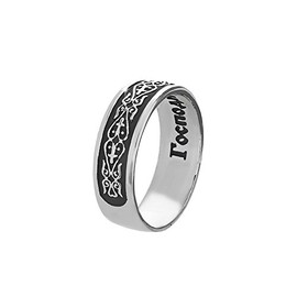 Ortho Doxe Oxidized Sterling Silver 925 Ring Size O (17.5 mm) New 36237