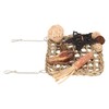 Bird Foraging Wall Toy Safety Parrot Woven Hanging Mat Climbing