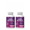 2pack Suplemento Hair Growth Biotina Colágeno 240 Cápsulas