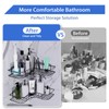Moonlit Pond Corner Shower Caddy, 2 Pack Adhesive Shower Corner