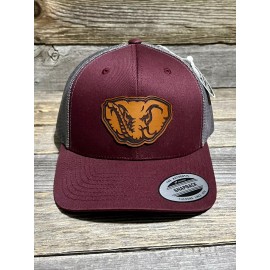 Yupoong Alabama crimson tide  Roll Tide Leather Patch Trucker Hat