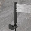 Gaosin Brass Handheld Shower High Pressure Single Function Black Hand