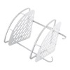Aluminum Dual Tier Shower Caddy Shelf Bathroom Corner Rack Storage