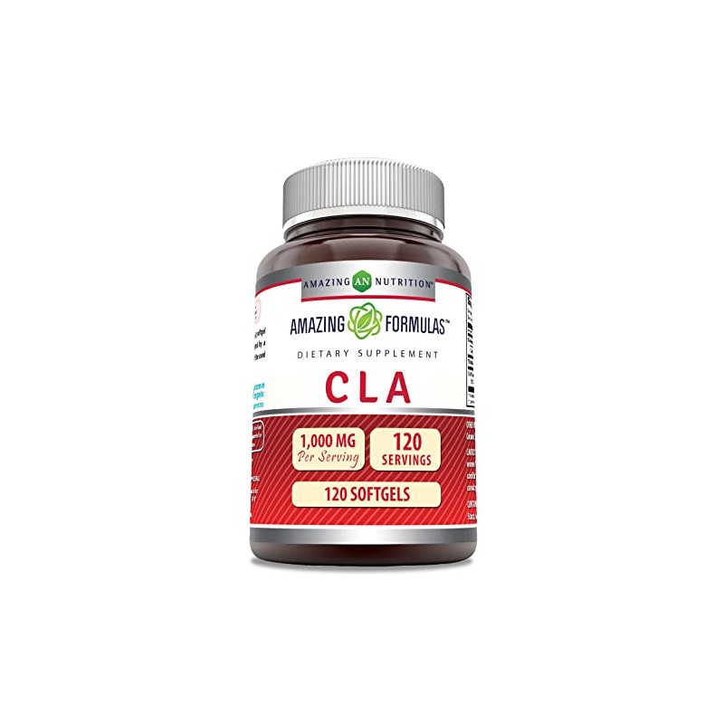 Amazing Formulas CLA 1000mg 120 Softgels Supplements | Conjugated Linoleic