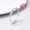 PROSILVER Women Rings Silver Solid 925 Sterling Hand Rings Open