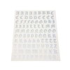 Gothic Letter Kit Stickers, Silver