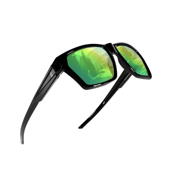 Supertrip Polarised Sports Sunglasses for Men,Lightweight TR90 Frame UV400 Protection