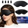 Máscara de sueño 3D para hombres y mujeres,dormir con efecto