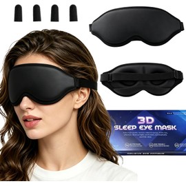 Máscara de sueño 3D para hombres y mujeres,dormir con efecto ansiolítico