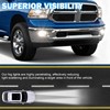 LED&DRL Fog Lights Compatible with 2009-2012 Dodge Ram 1500 2010-2018