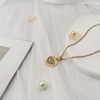 LDS CTR Heart Necklace - Choose The Right Rose Gold