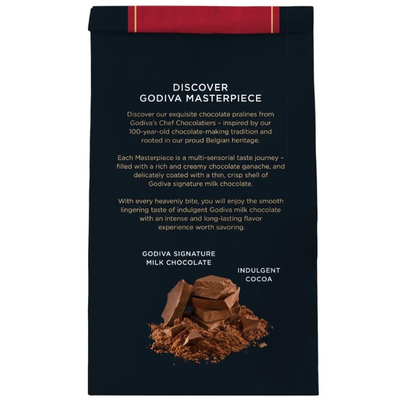 GODIVA Heavenly Milk Chocolate with Ganache - Masterpiece - 15.1