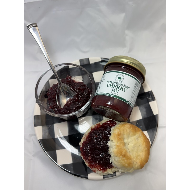 Cherry Jam, All Natural/Low Sugar, 8 oz