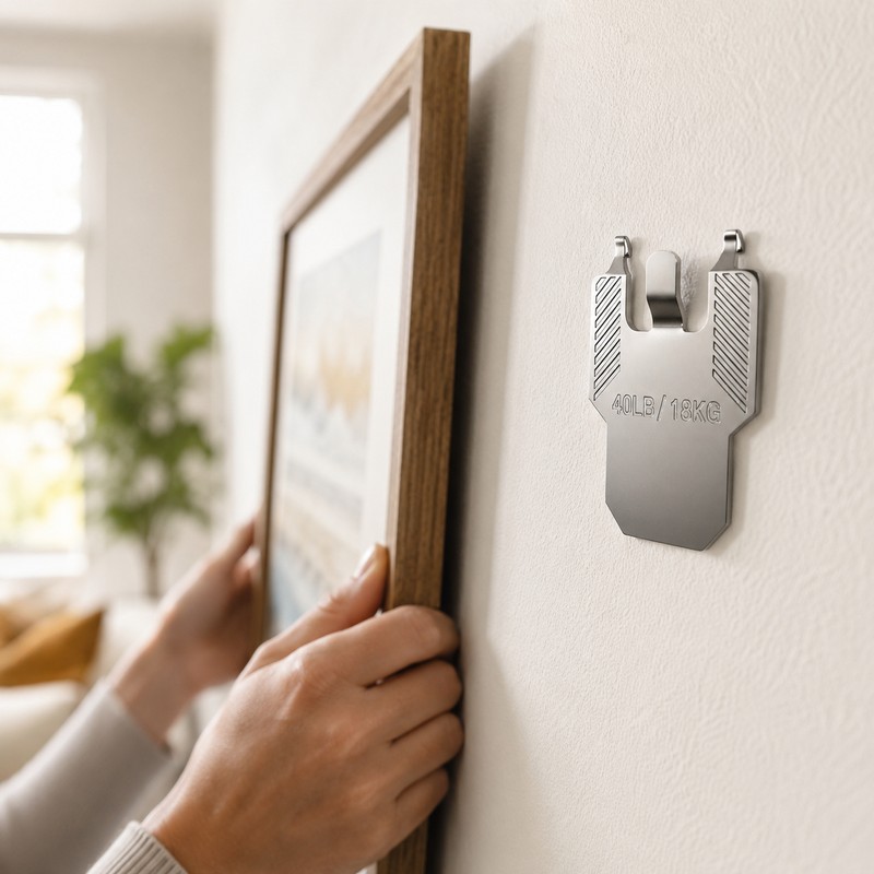 40 lb Claw Drywall Picture Hangers for Frames, Mirrors &