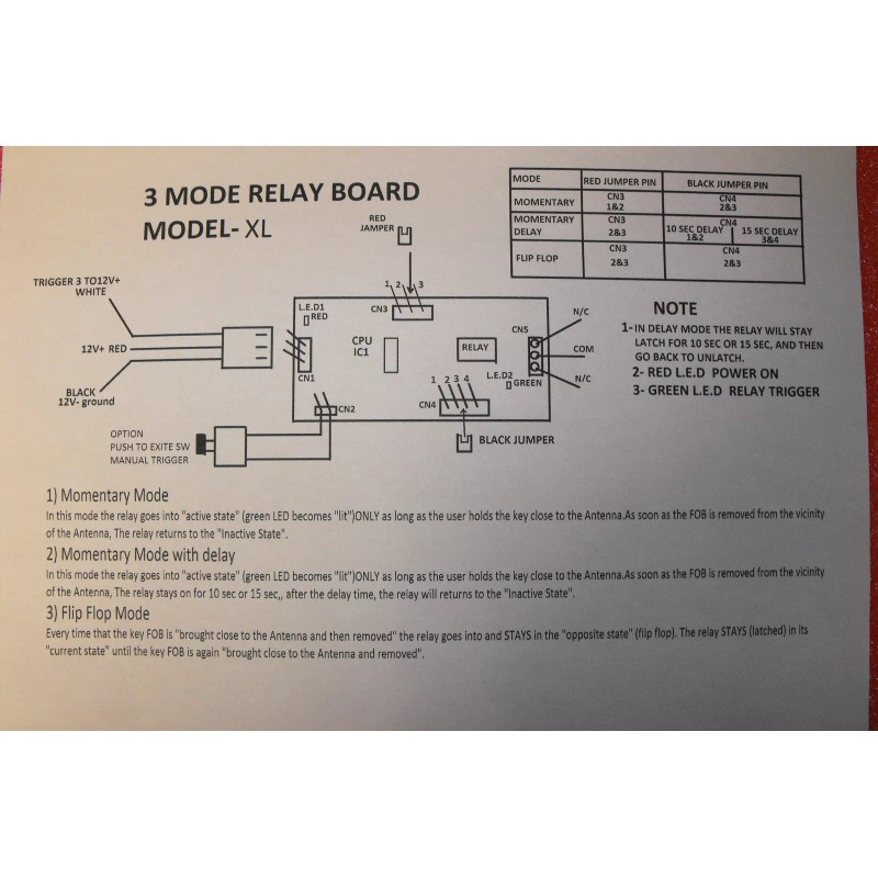 Unbranded/Generic Relay Module 3 mode monetary- momentary delay - flip