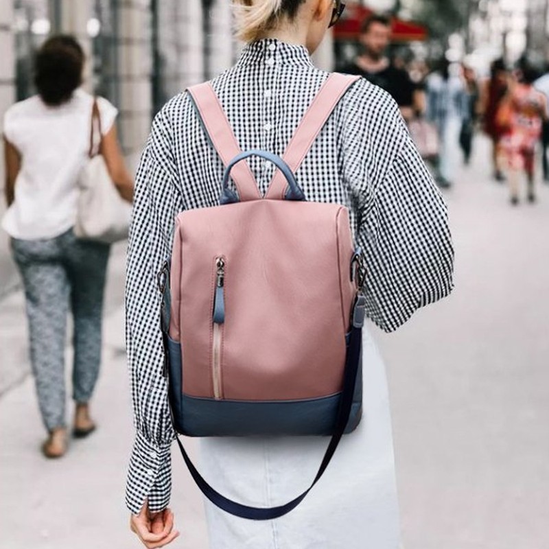 Backpack Large Capacity Stylish Bookbag Casual Travel Backpcak with Adjustable