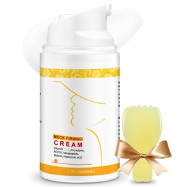 Neck Firming Tightening Cream, Anti-Aging Neck Cream for Tightening and Wrinkles on Neck & Décolleté