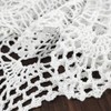 USTIDE Round Crochet Lace Tablecloth Gorgeous Dining Table Cover 100%