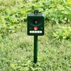 Ultrasonic Animal Repeller Solar USB Charging Electronic Animal Repeller Outdoor
