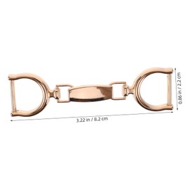 BESPORTBLE 10pcs Adjustable Metal D Ring Buckles for Handbag Craft Versatile Clasp Hooks for Coats Bags Handbags Stylish Accessories for DIY Projects